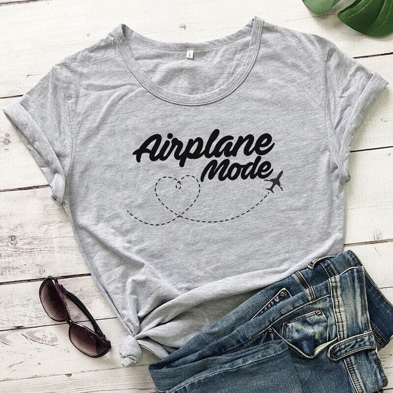 T-Shirt Airplane Mode - Femme
