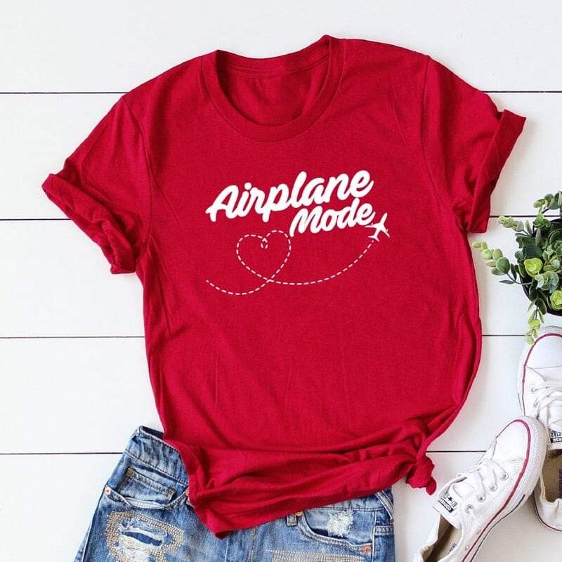 T-Shirt Airplane Mode - Femme