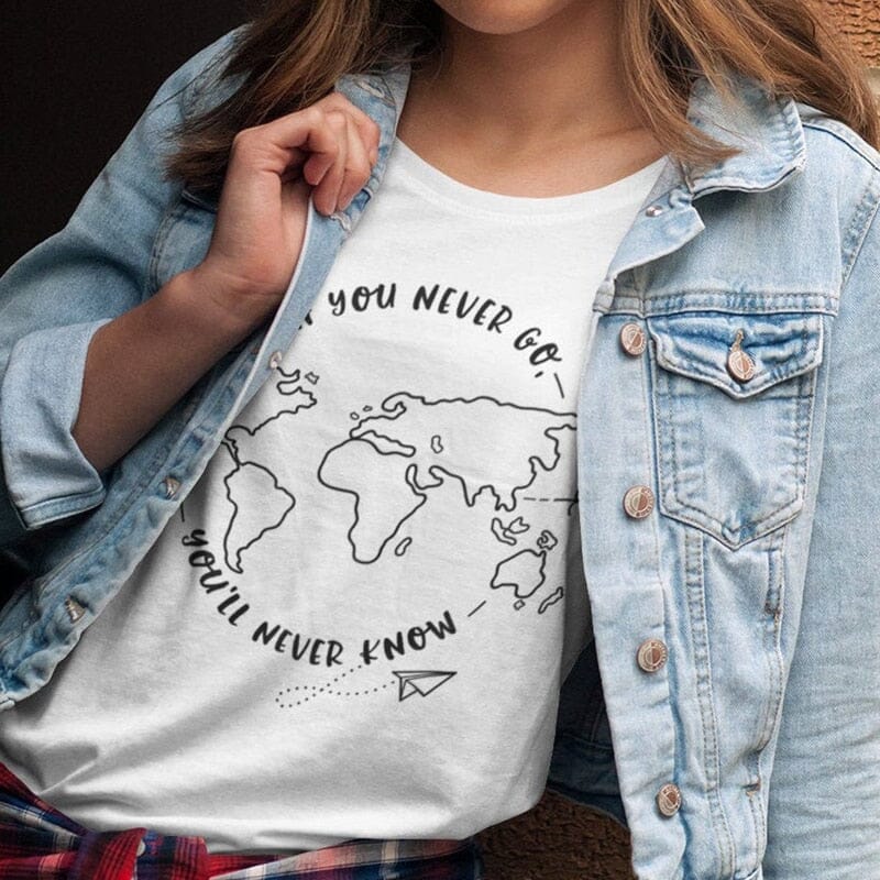 T-Shirt Voyage Femme - Go Explore.