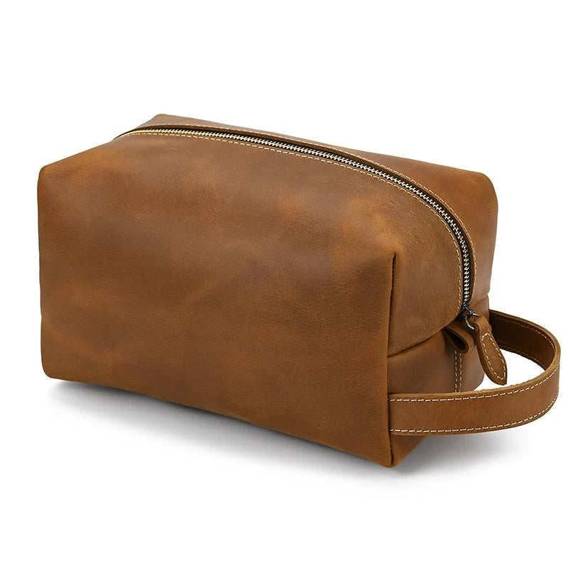 Trousse Vintage en Cuir pour Homme