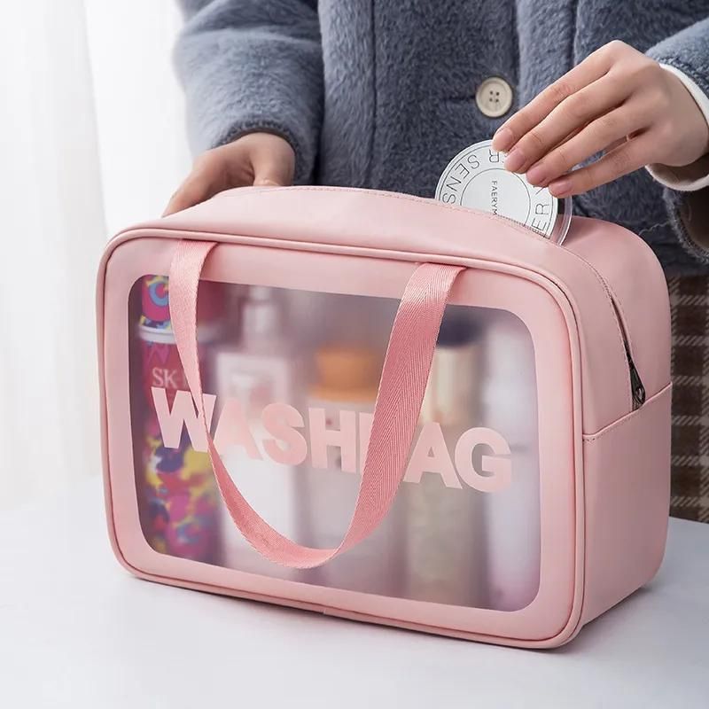 Trousse de Toilette Transparente - Parfaite pour l'Avion
