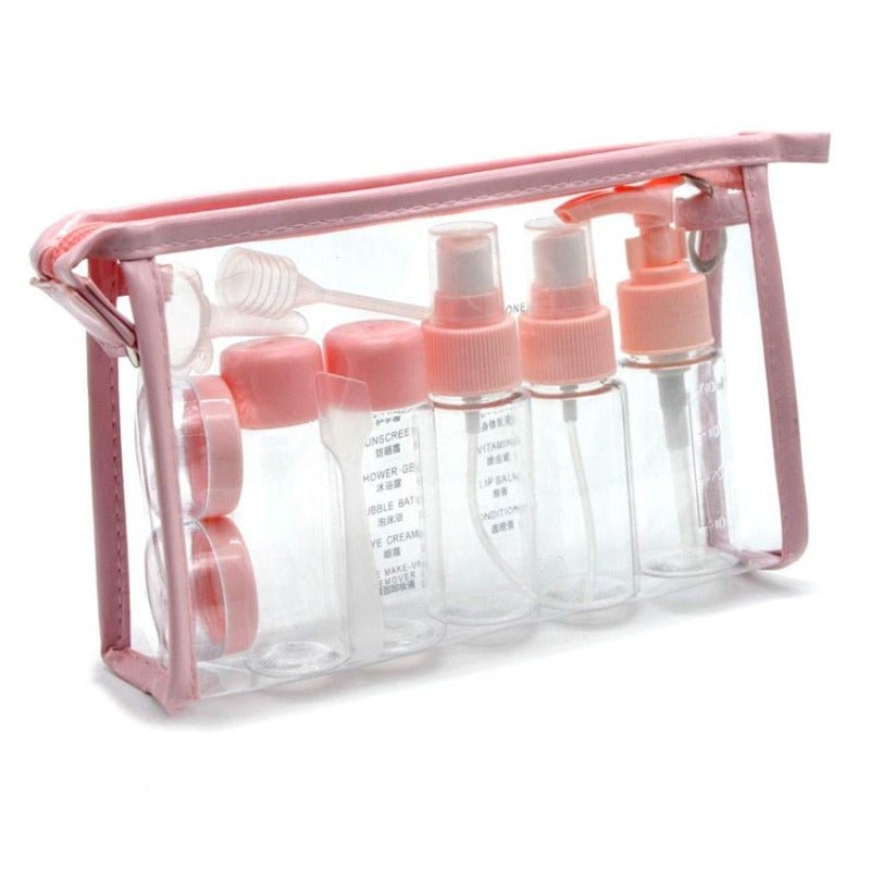 Trousse de Toilette Transparente pour Voyage en Avion