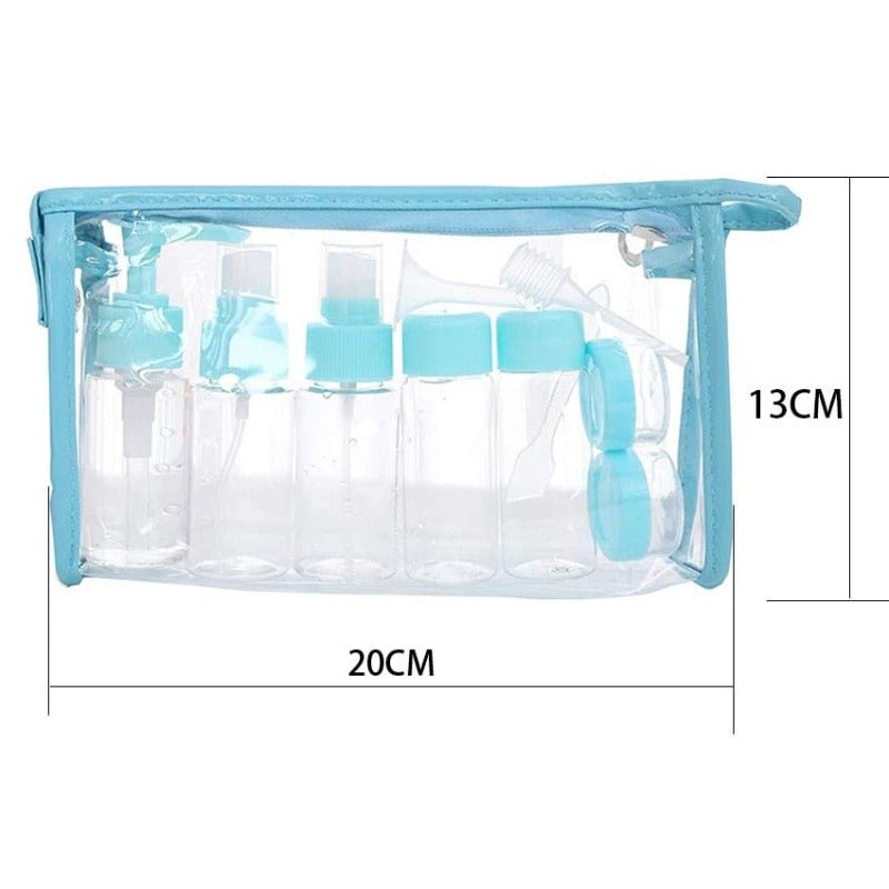 Trousse de Toilette Transparente pour Voyage en Avion