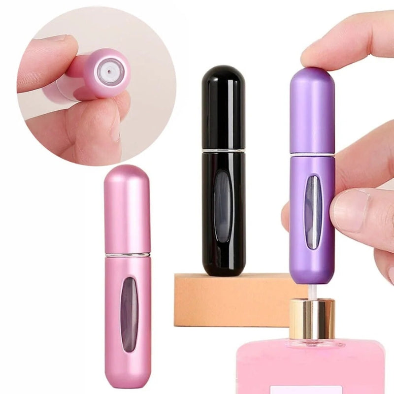 Atomiseur de Parfum de Voyage Rechargeable : NomadeLux
