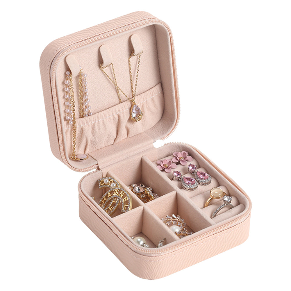 Boîte à Bijoux Carrée idéale pour les Voyages