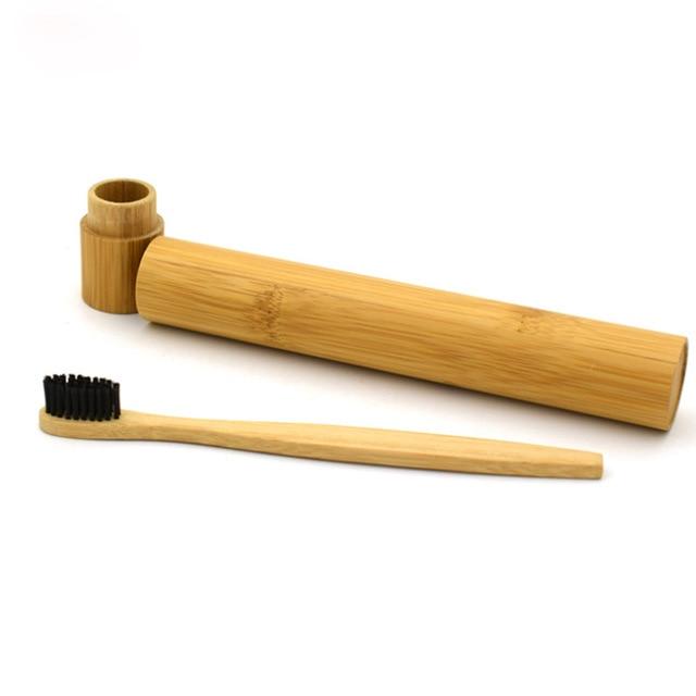 Brosse à Dents de Voyage en Bambou Naturel