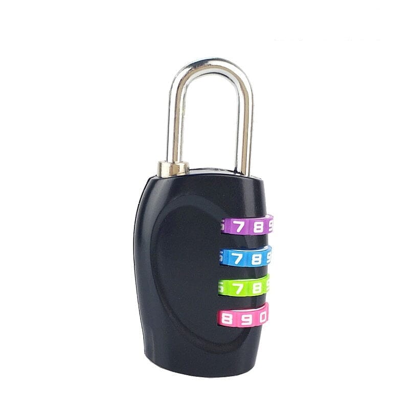 Cadenas à Code Valise 4 Chiffres (Coloré)