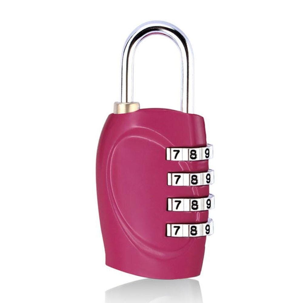 Cadenas Valise à Code 4 Chiffres - Rose