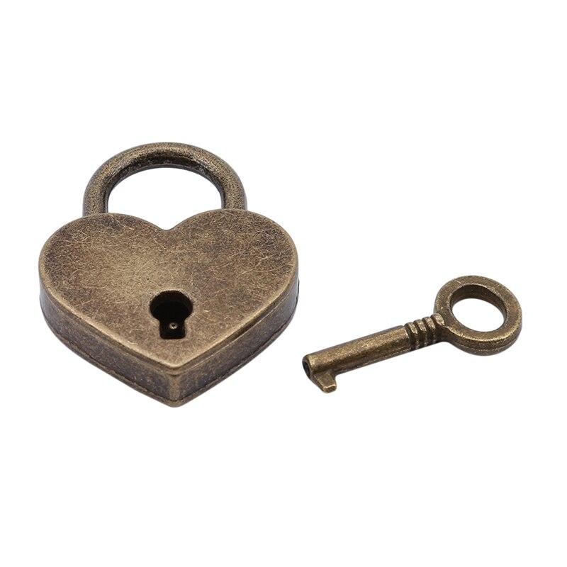 Cadenas Valise Heart Lock Vintage.
