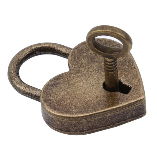 Cadenas Valise Heart Lock Vintage.