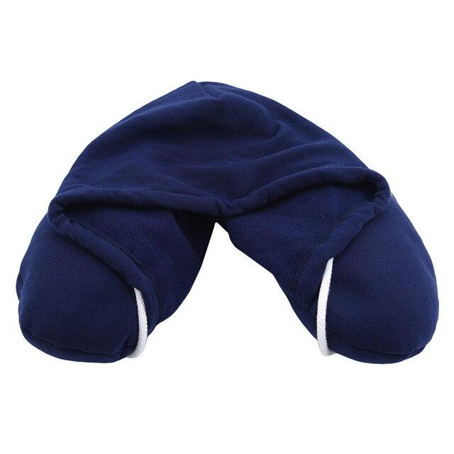 Coussin de Voyage <br> Hoodie Navy