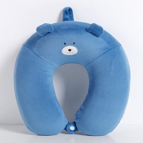 Coussin de Voyage Enfant Ours Memory Foam