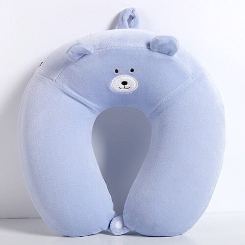 Coussin de Voyage Enfant Ours Memory Foam