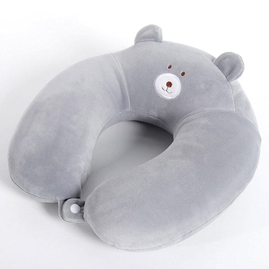 Coussin de Voyage Enfant Ours Memory Foam