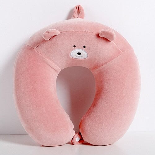 Coussin de Voyage Enfant Ours Memory Foam