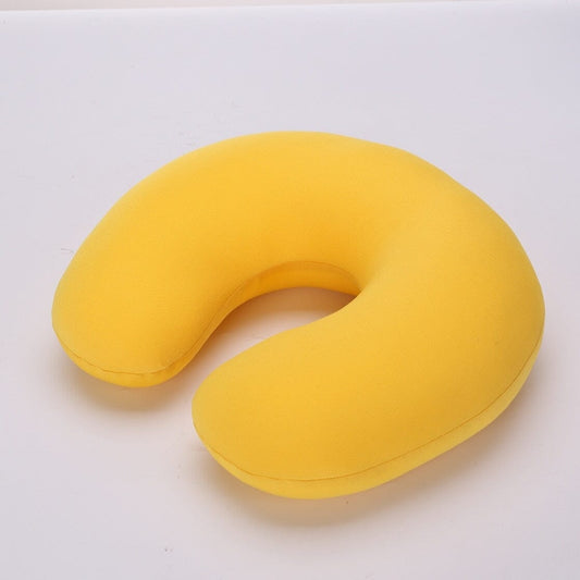 Coussin de Voyage Microbilles - Jaune Sunshine