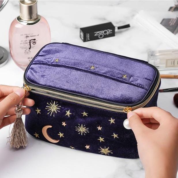 Trousse de Toilette Velours Wego™ - Luxe Absolu