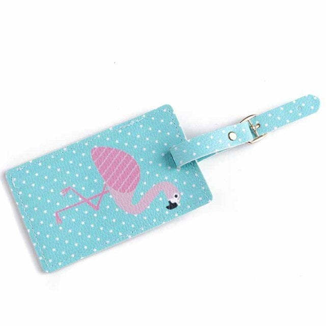 Étiquette Bagage Flamingo Travel