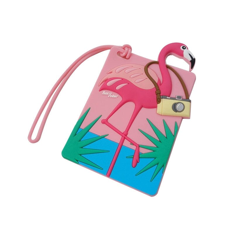 Étiquette Bagage Flamingo Trotter