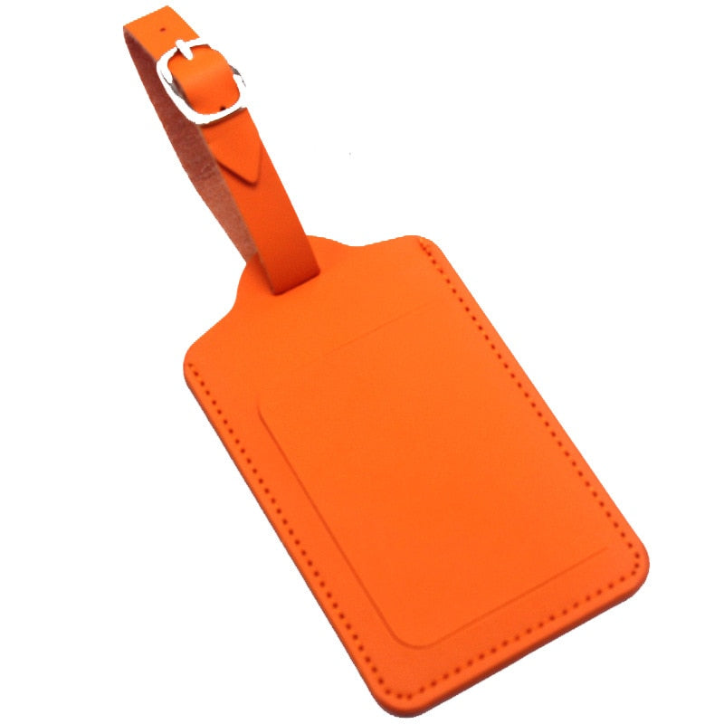 Étiquette Bagage Orange QRect