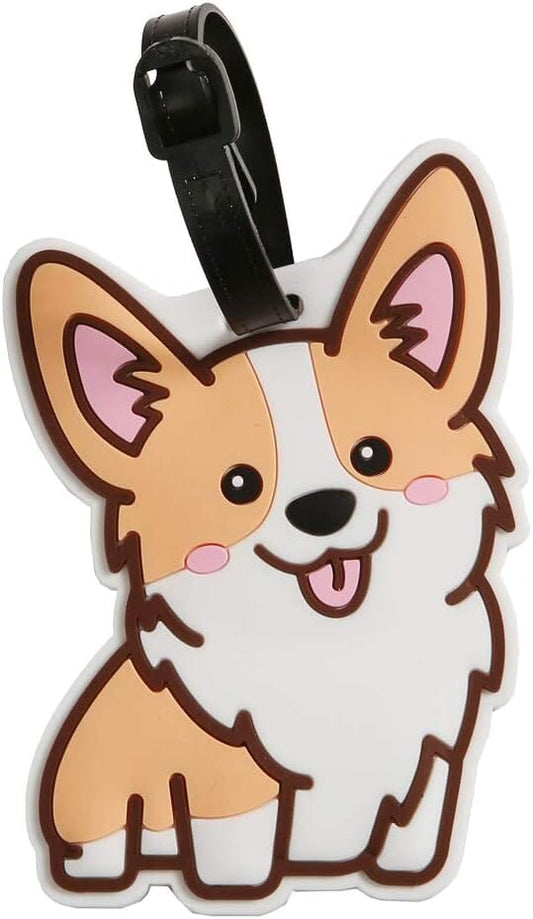 Étiquette Bagage Shiba Inu Cute