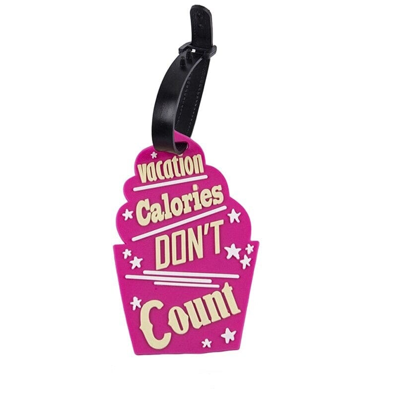 Étiquette Bagage <br> Vacation Calories Left Behind
