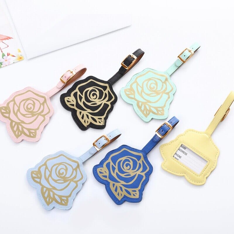 Étiquette Bagage Rose pour Femme