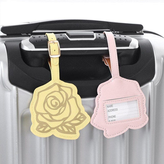 Étiquette Bagage Rose pour Femme