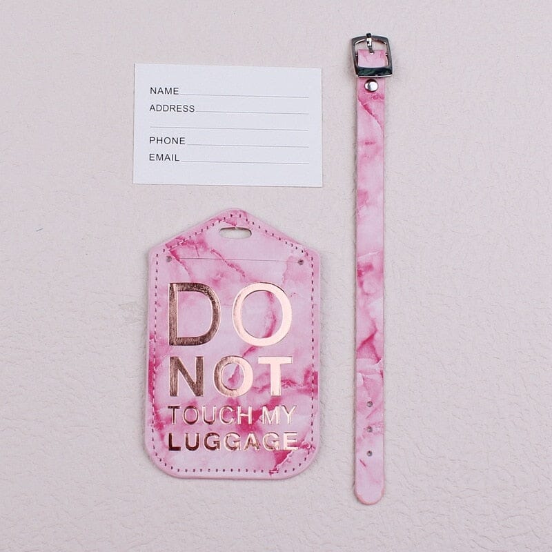 Valise Marbre "Do Not Touch"