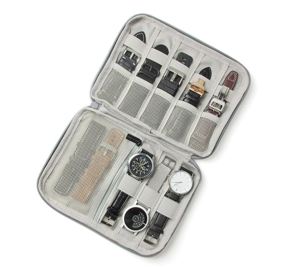 Étui Voyage pour Montres - TravelBasics Gris (10 montres)