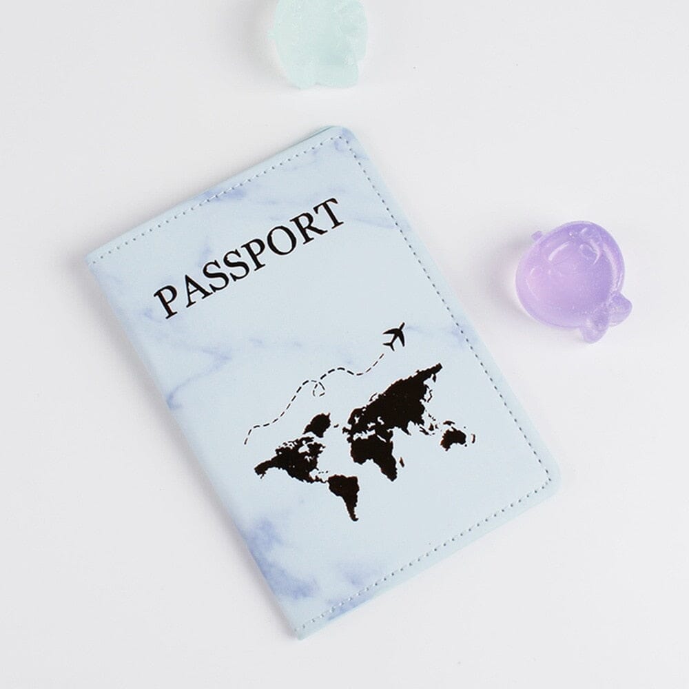 Étui Passeport Marbre Monde