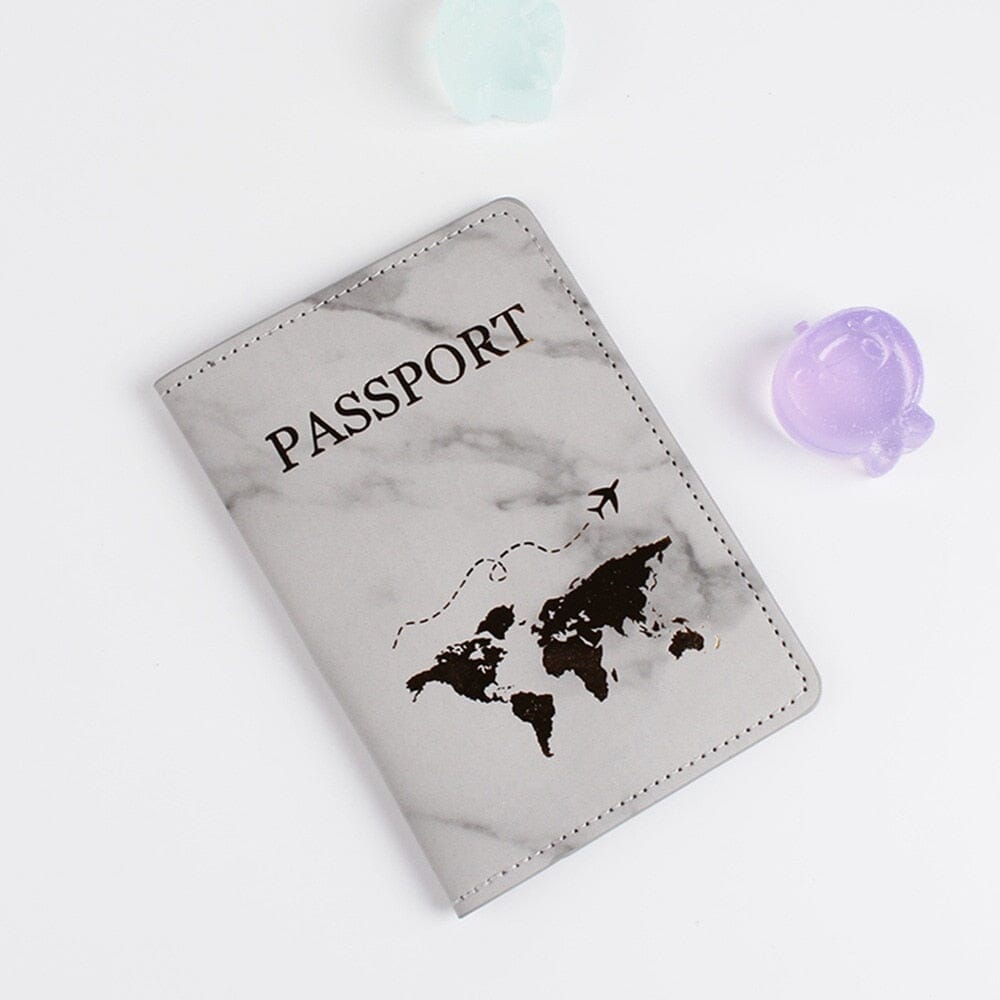 Étui Passeport Marbre Monde