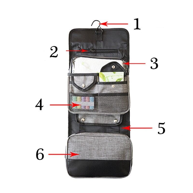 Trousse de Toilette Homme Suspendable