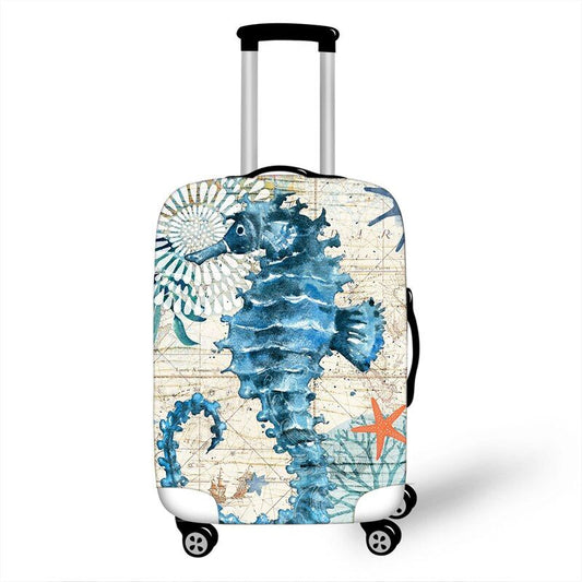 Housse de Valise Hippocampe - Style et Protection
