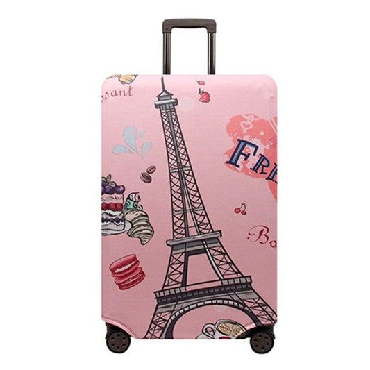 Housse Valise Tour Eiffel Pink