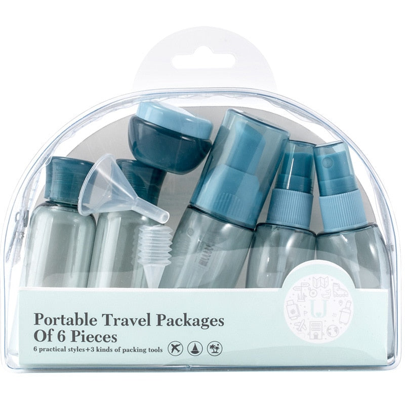 Kit de Voyage Format Avion - 6 Flacons