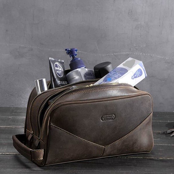 Trousse de Toilette en Cuir  Élégante