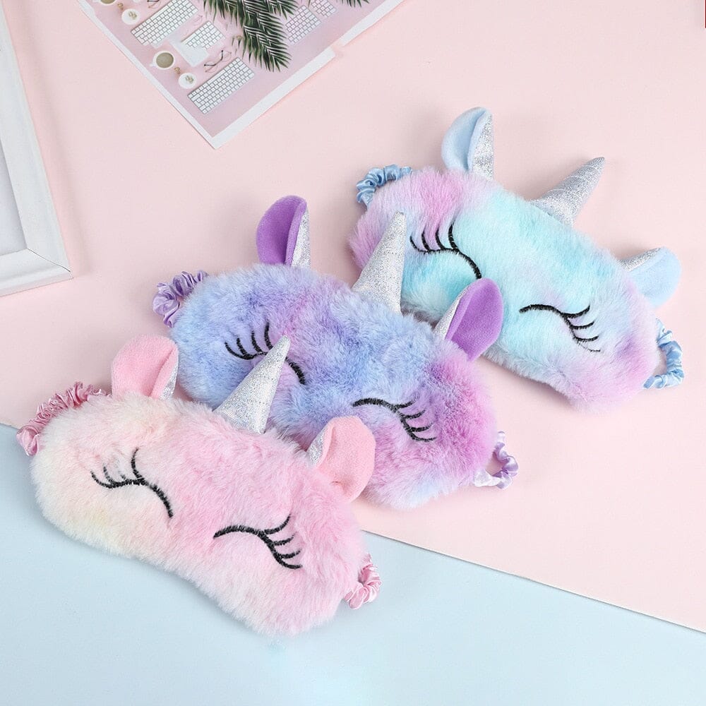 Masque de Sommeil Licorne Peluche DreamMuffs™