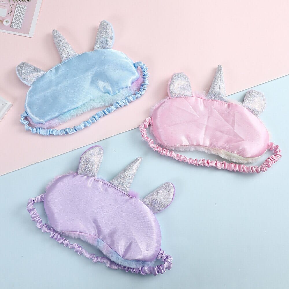 Masque de Sommeil Licorne Peluche DreamMuffs™