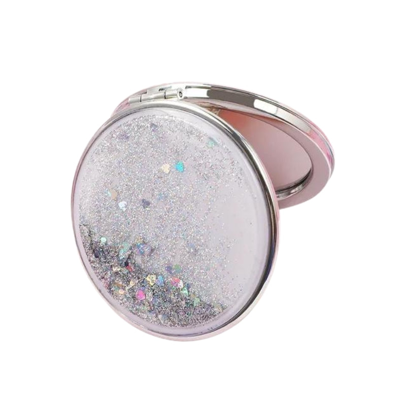Miroir Pailleté de Poche