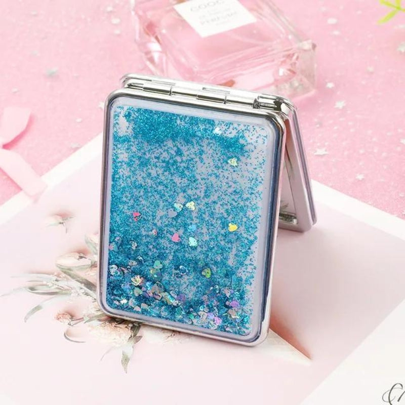 Miroir Pailleté de Poche