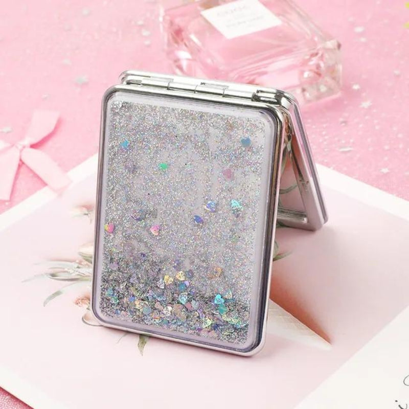 Miroir Pailleté de Poche