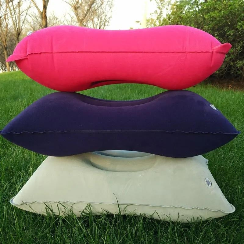 Oreiller de voyage gonflable "LuxeRest"