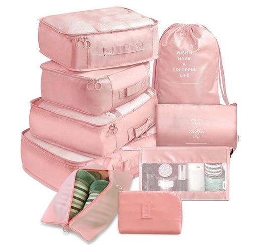 Ensemble Colorful Life Organisateurs de Valise, Rose