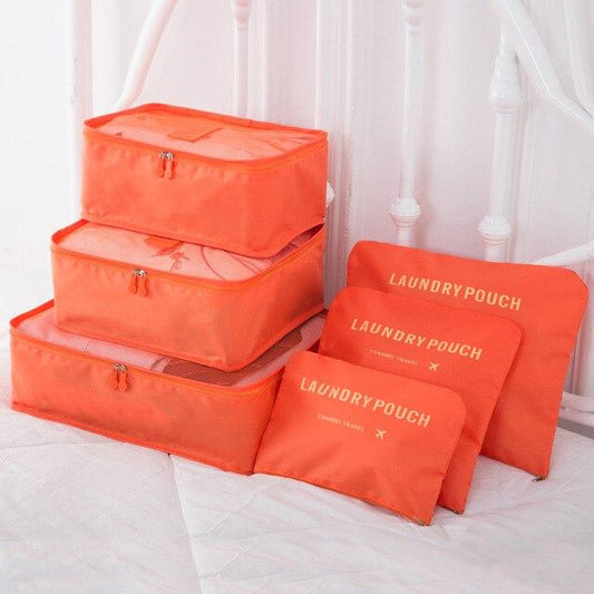 Valise tidyMATE - Set 6 Pochettes Linge, Orange