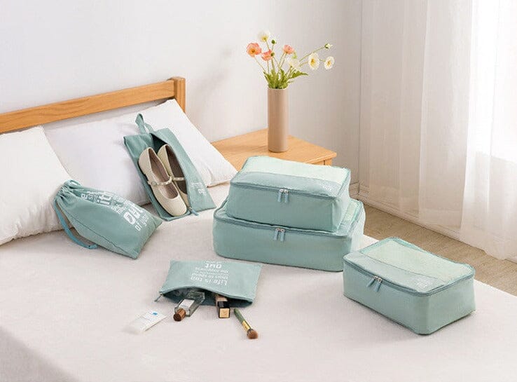 Ensemble de Cubes de Rangement pour Valise (6 pièces)