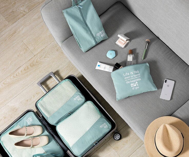 Ensemble de Cubes de Rangement pour Valise (6 pièces)