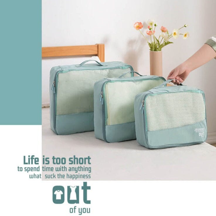 Ensemble de Cubes de Rangement pour Valise (6 pièces)