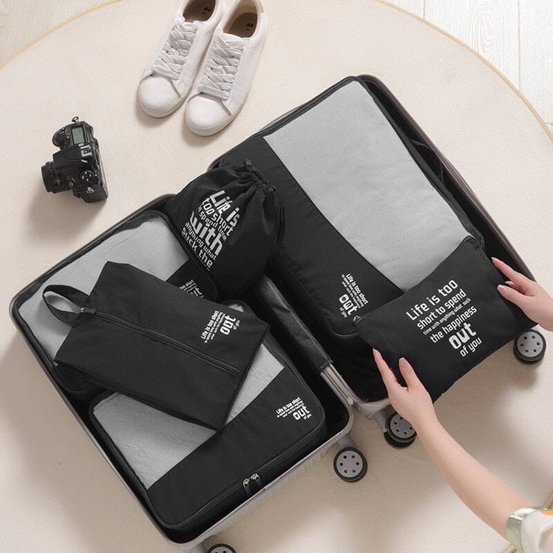 Ensemble de Cubes de Rangement pour Valise (6 pièces)
