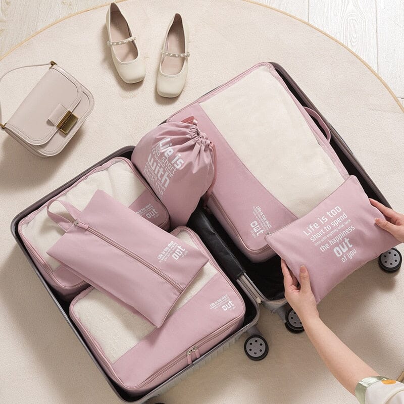 Ensemble de Cubes de Rangement pour Valise (6 pièces)
